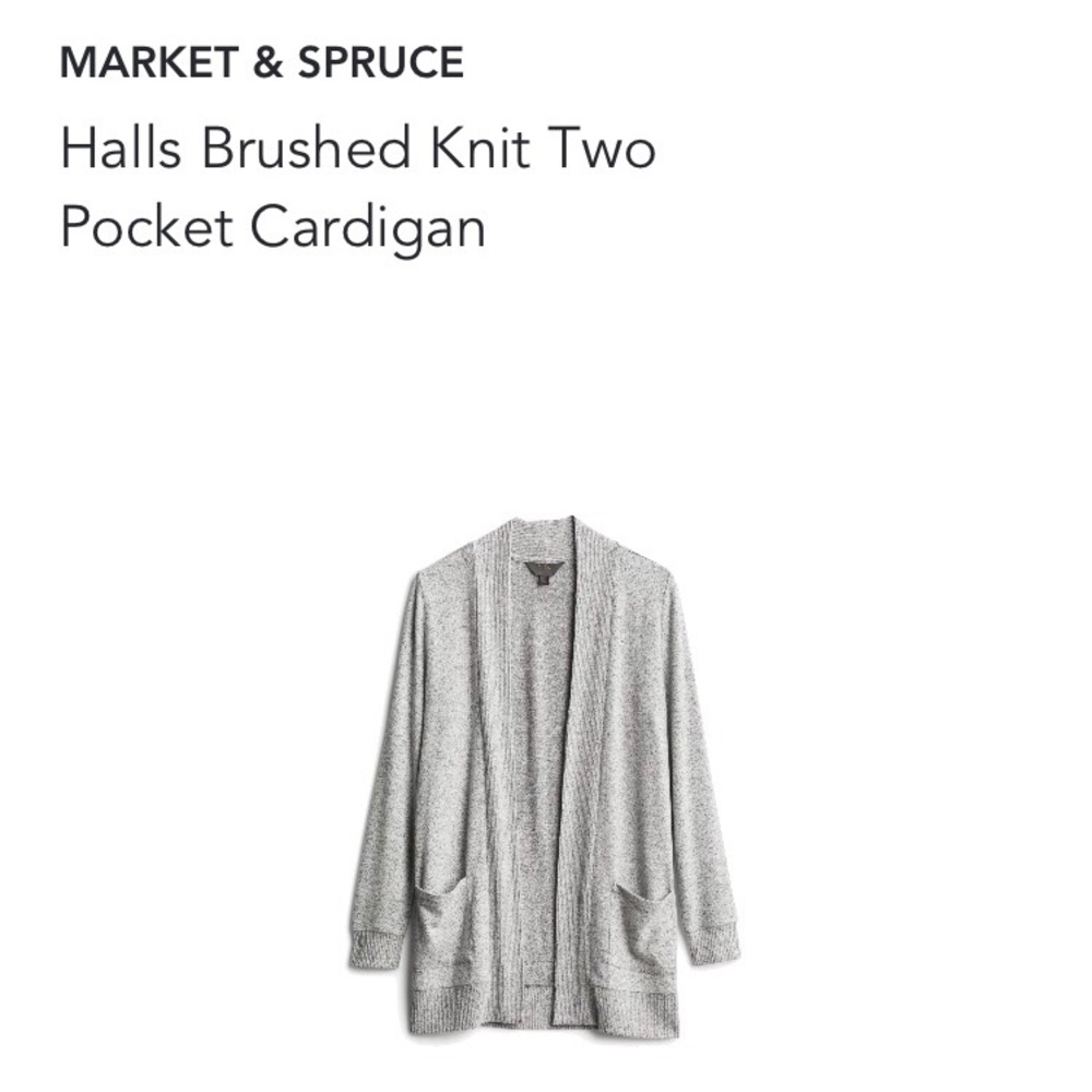 Halls brushed knit two pocket cardigan